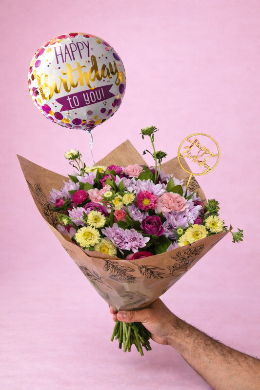 Spring Meadow Birthday Set - Jihaans Flower Emporium