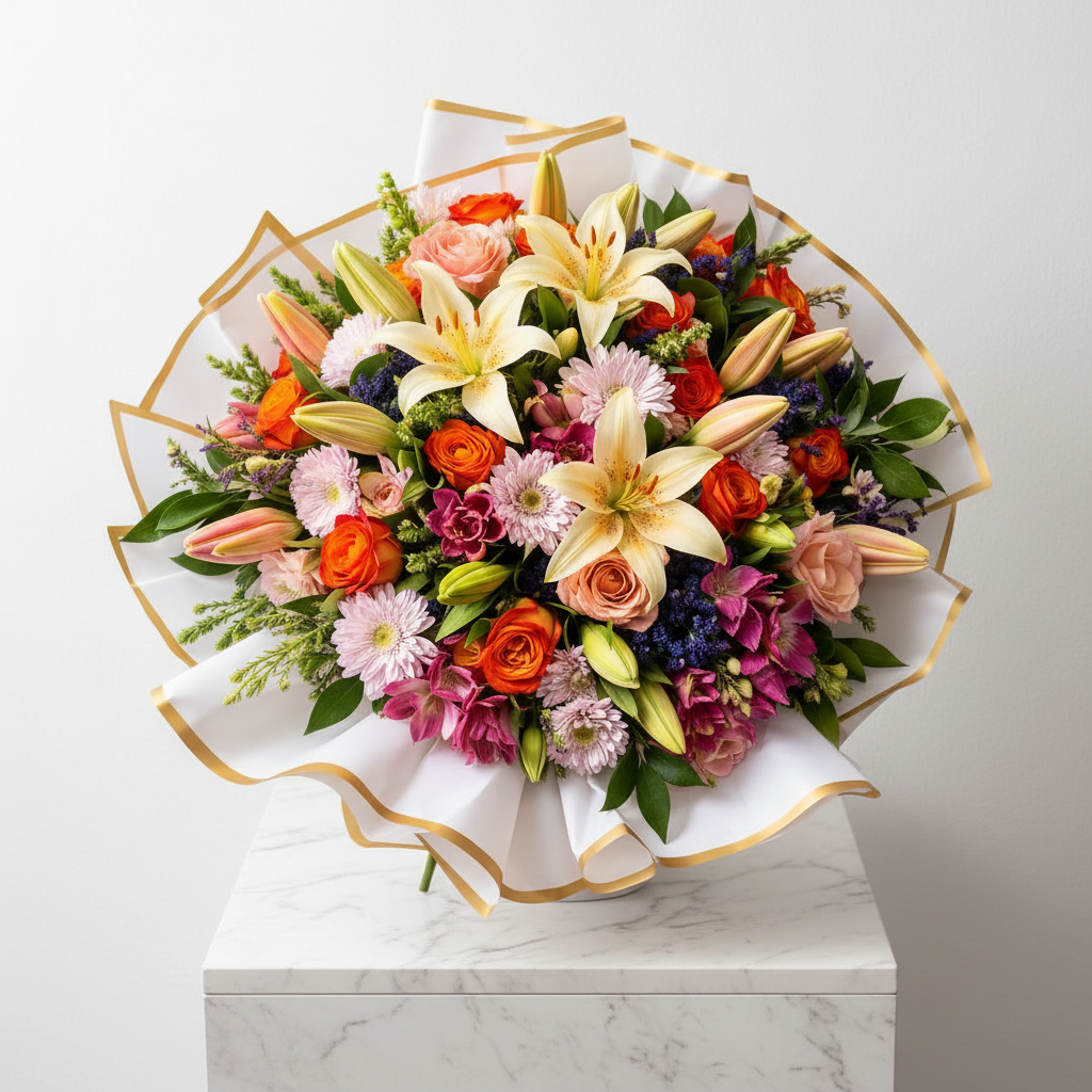 The Circle of Life Arrangement - Jihaans Flower Emporium