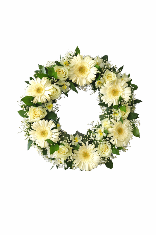Medium Funeral and Sympathy Wreath - Jihaans Flower Emporium