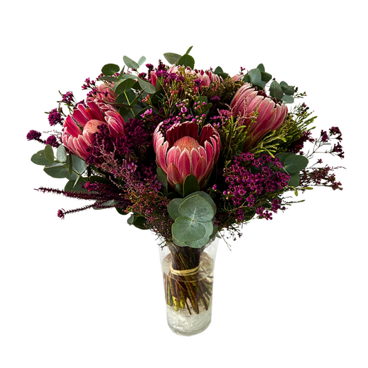 Protea Bloom Arrangement (with vase) - Jihaans Flower Emporium