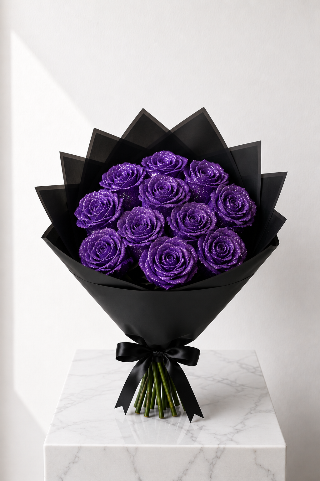 Glitter Rose Bouquet (Assorted sizes & colour's)