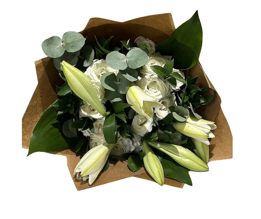 Lilly Rose Bloom - White - Jihaans Flower Emporium