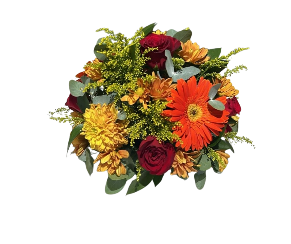 Autumn Leaves Posy - Jihaans Flower Emporium