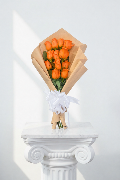 Rose Cascade Bouquet - Choose your own Colour