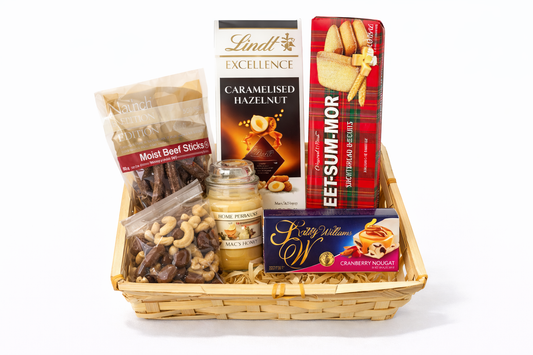 The Savour and Soothe Mini gift Basket - Jihaans Flower Emporium