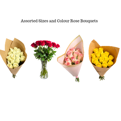 Assorted Size Rose Bouquets - Jihaans Flower Emporium