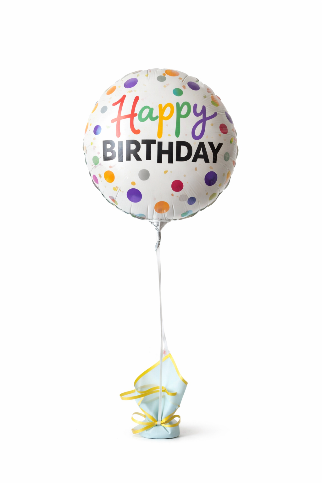 Colorful birthday balloon from Singular by My Store, featuring vibrant designs, perfect for celebrating special occasions.