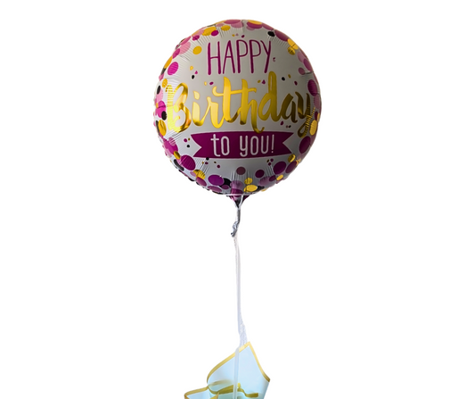 Singular Birthday Balloon - Jihaans Flower Emporium