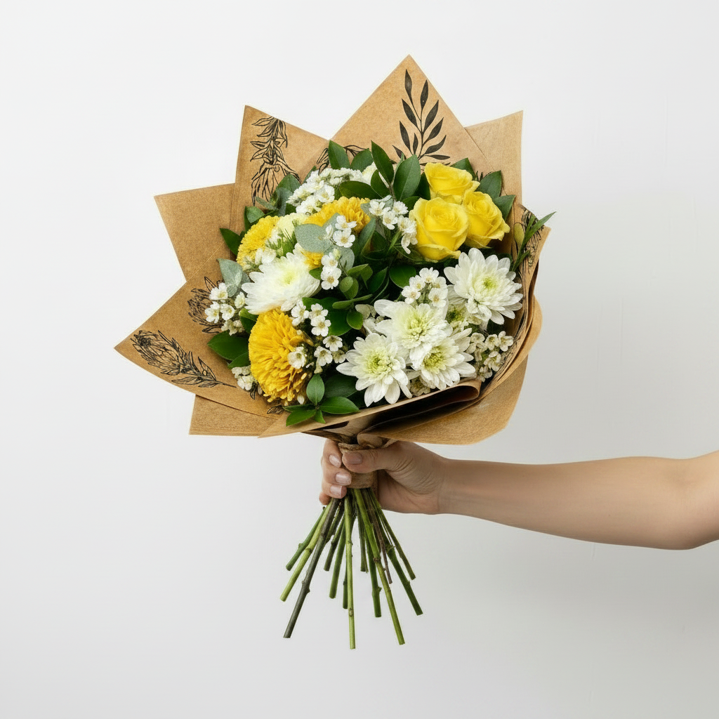 Sun- Kissed garden bouquet - Jihaans Flower Emporium
