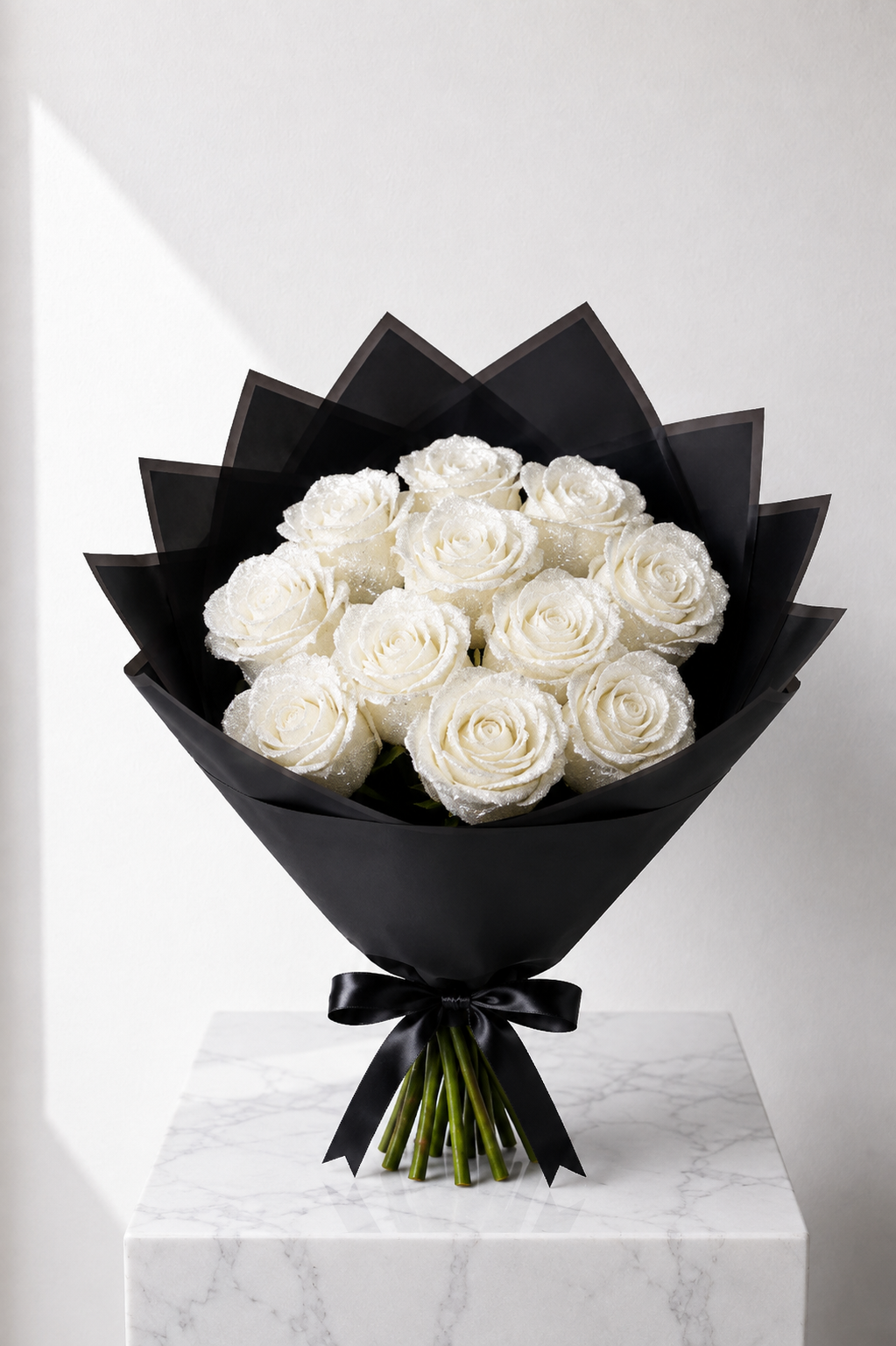 Glitter Rose Bouquet (Assorted sizes & colour's)