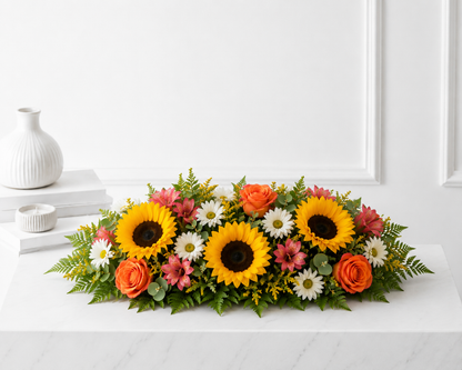 Sunshine Meadow Table Runner