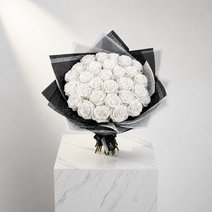 Glitter Rose Bouquet (Assorted sizes & colour's)