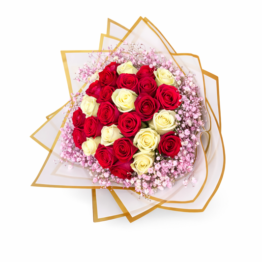 Rose Symphony Bouquet - Jihaans Flower Emporium