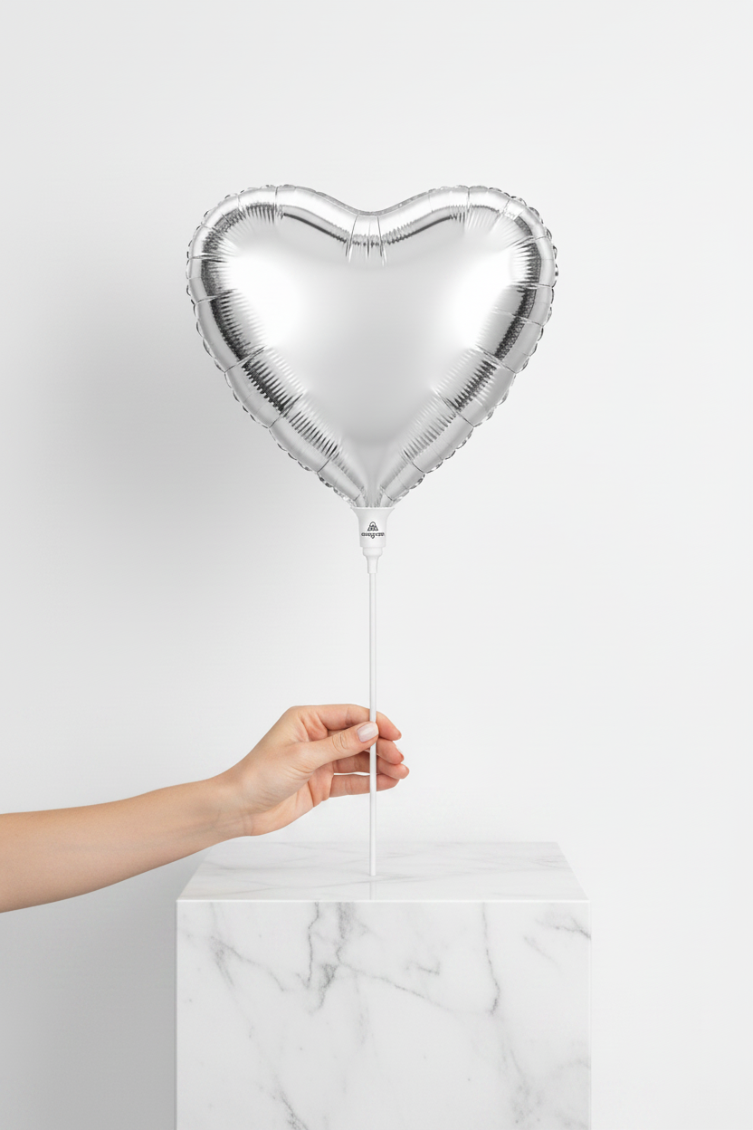 Singular - Foil Heart Balloon