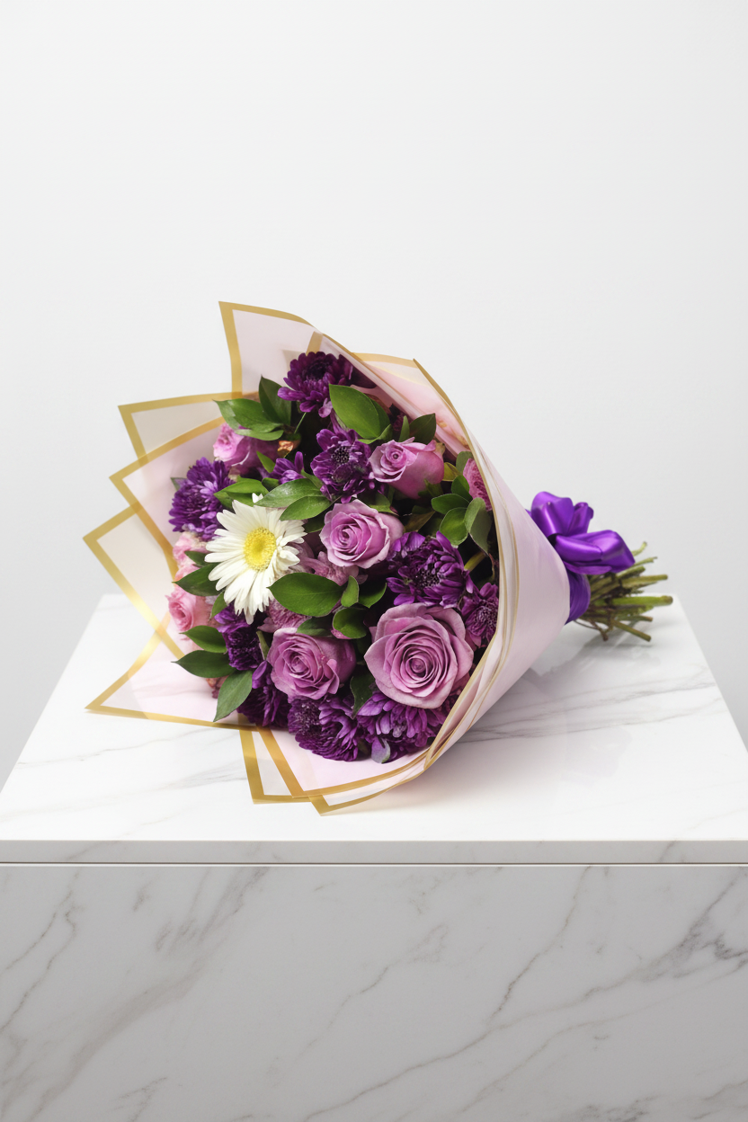 Purple Enchantment Bloom - Jihaans Flower Emporium