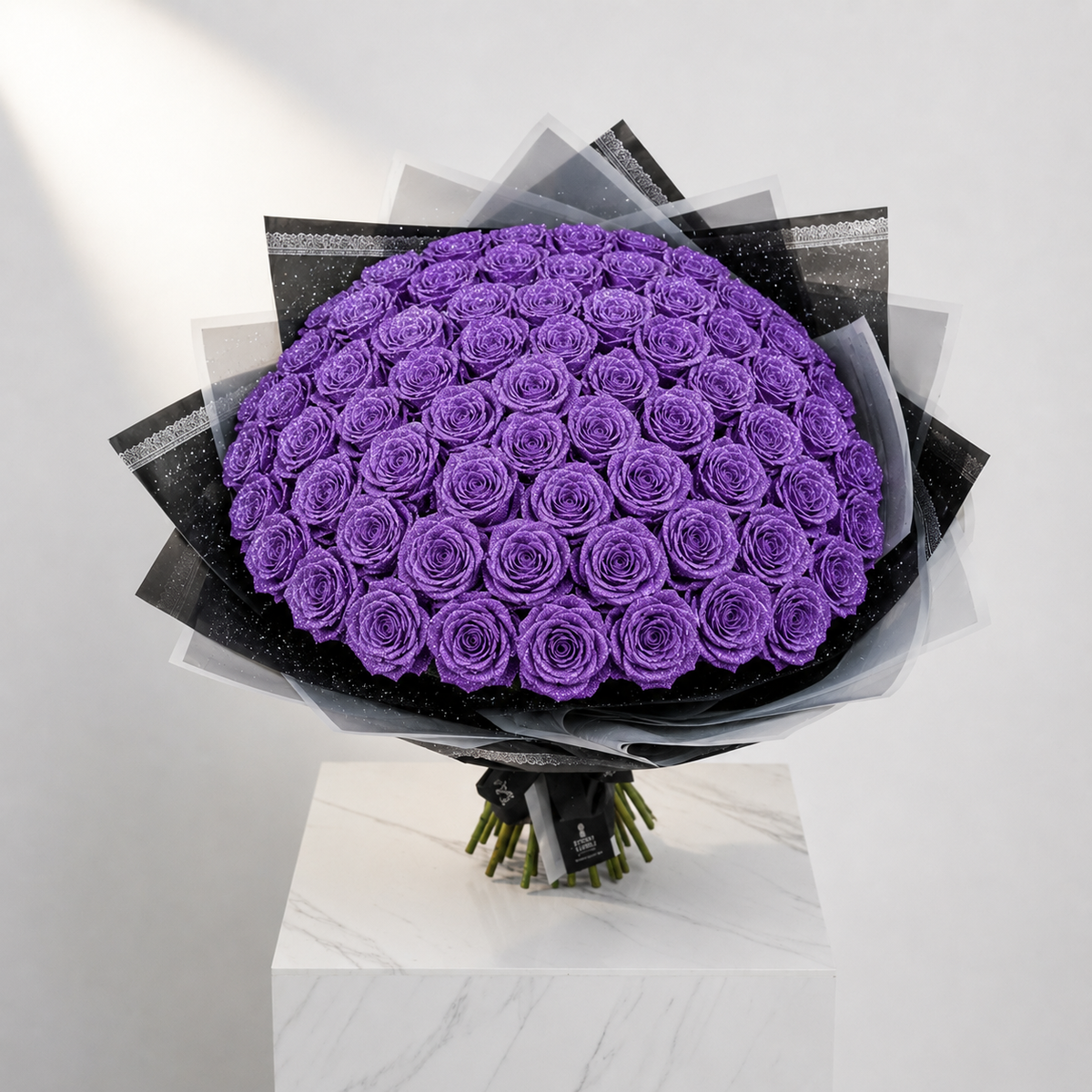 Glitter Rose Bouquet (Assorted sizes & colour's)