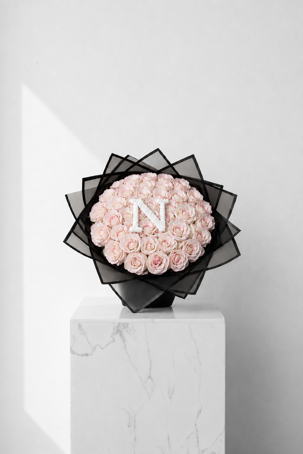 30 Stem Roses (with one Letter) Choose your own colour