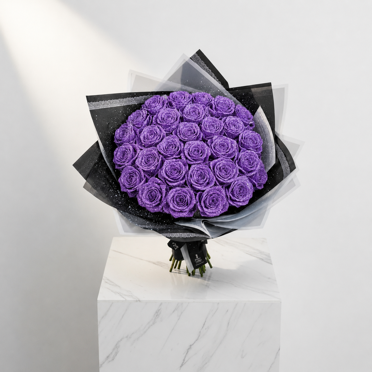 Glitter Rose Bouquet (Assorted sizes & colour's)
