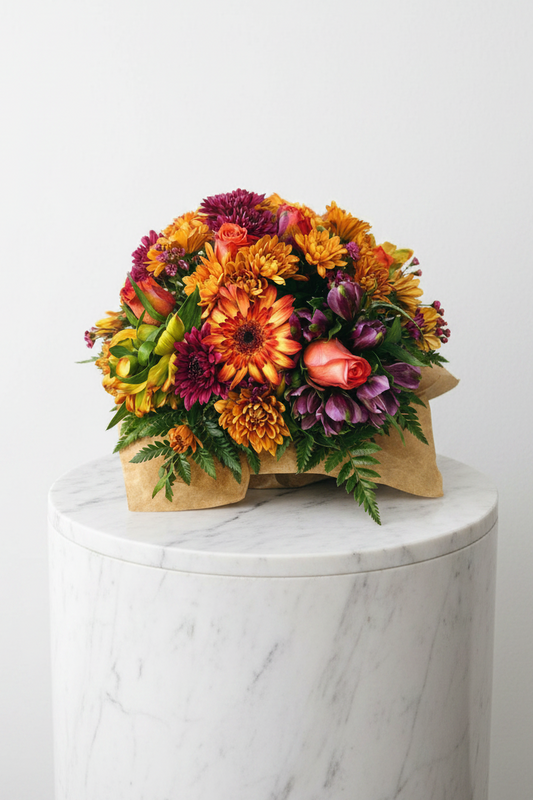Beautiful posie flower arrangement with vibrant blooms, showcasing the popular Perfect and Popular Posie by My Store.