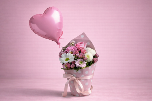 Pink Polka dot delight - Jihaans Flower Emporium